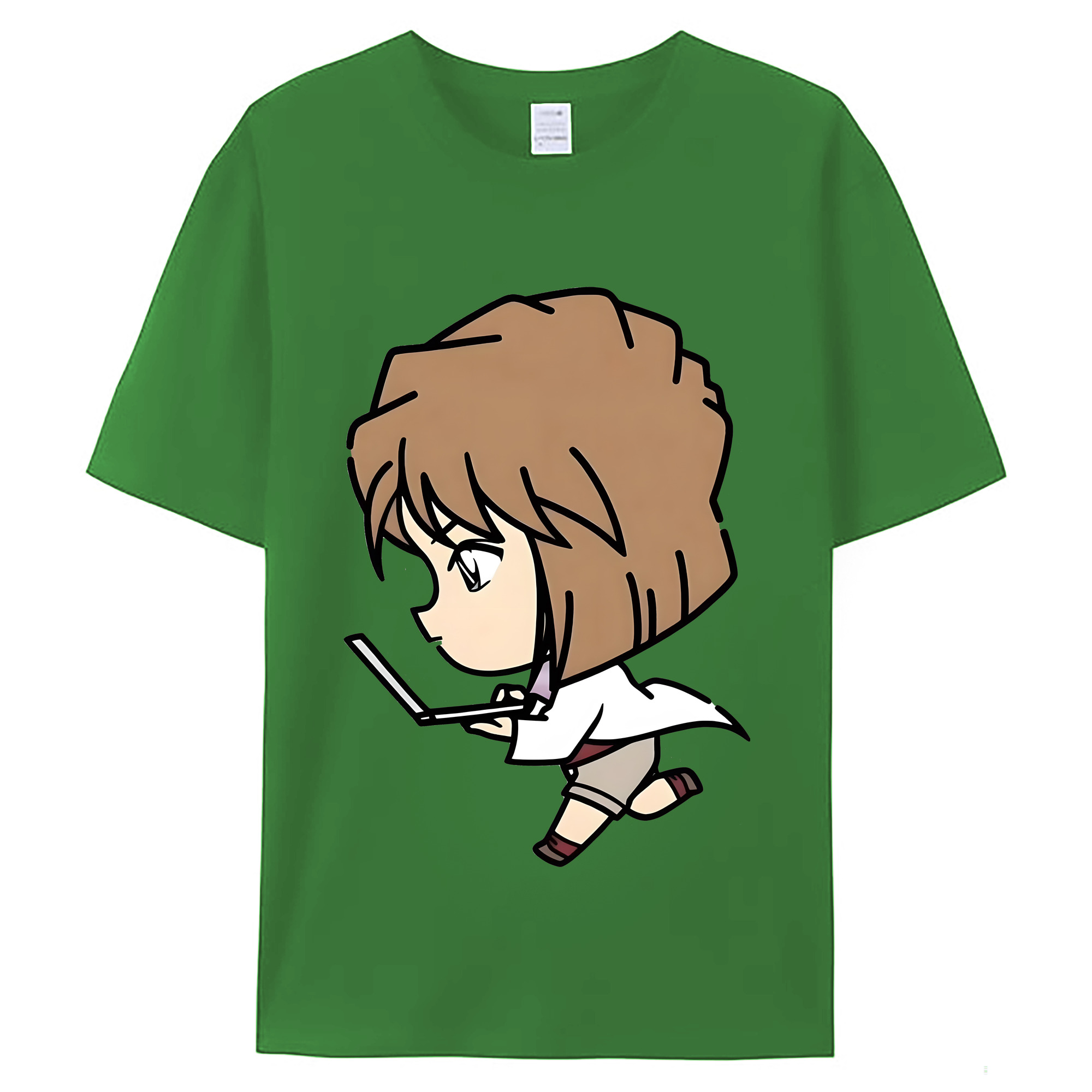 （画像用） 名探偵コナン 灰原 哀 はいばら あい Detective Conan Anita Hailey、Vi Graythorn Haibara Ai レディースカジュアルプリントTシャツ（綿100％）